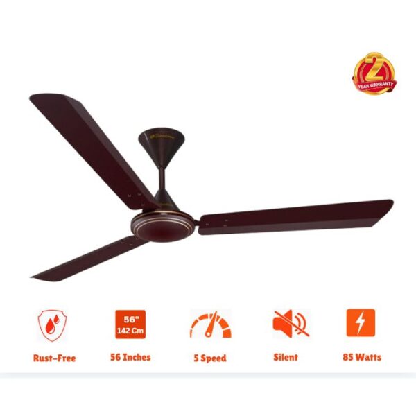 Binatone CF-5603 Ceiling Fan - 56" - Brown - Image 2